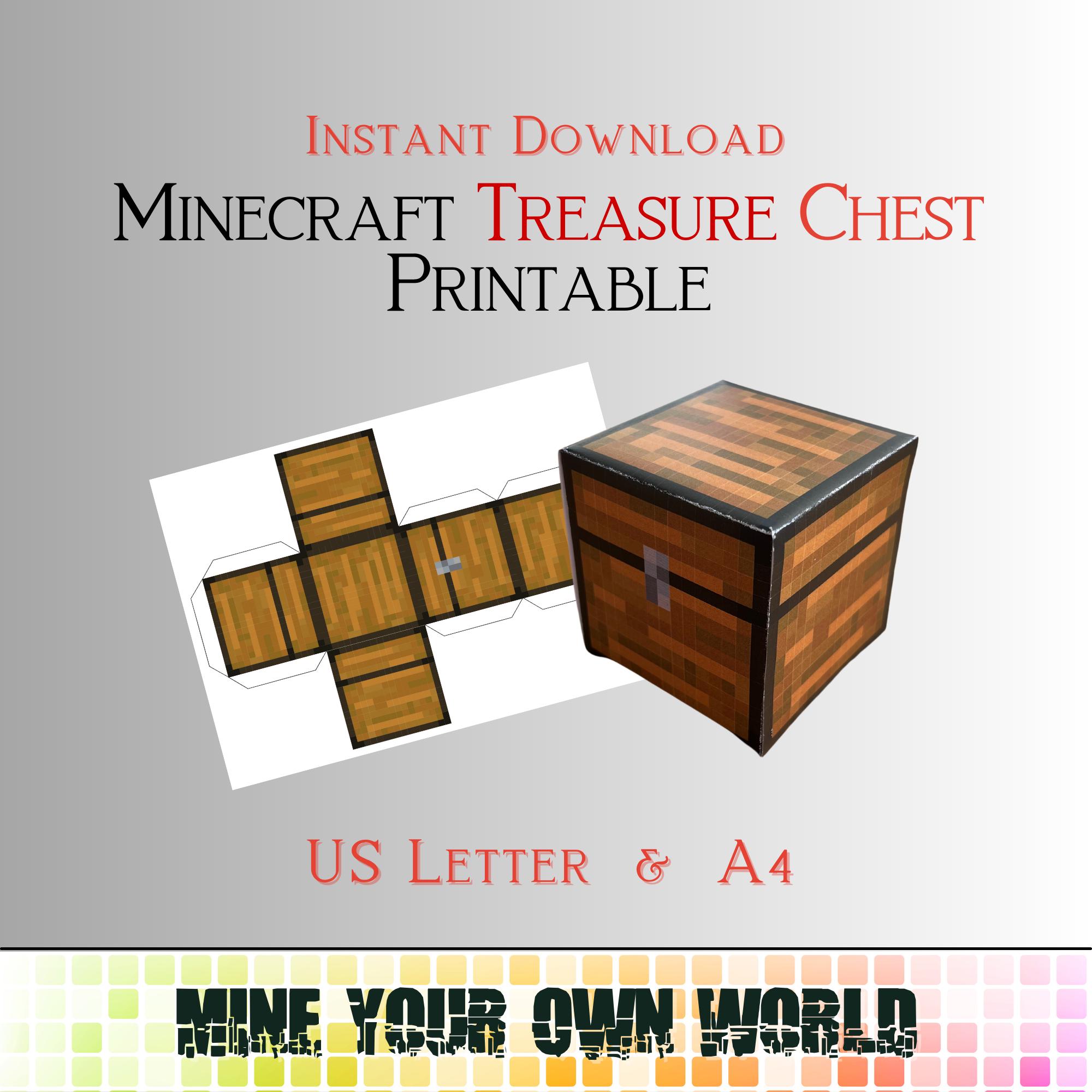 Printable Chest Block Party Box