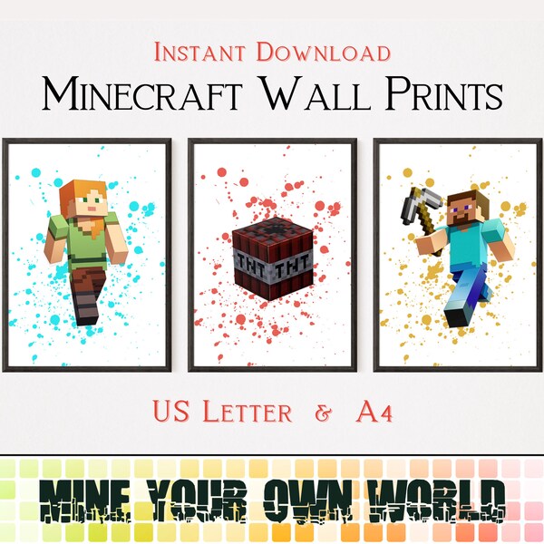 Gaming Wall Art Set - Etsy