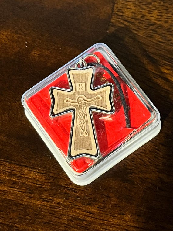Baptism Orthodox Church Cross Pendant