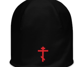 Orthodox Mount Athos Monk Style Embroidered Beanie Cap ICXCNIKA - Etsy