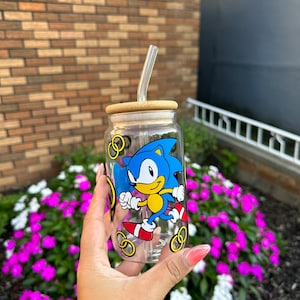 Sonic The Hedgehog Glass Cup, Sonic Kids Cup