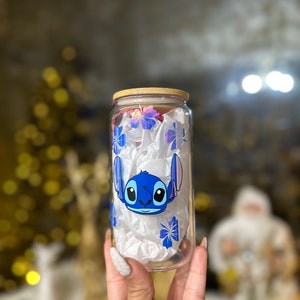 Lilo & Stitch 16oz Libby Glass Cup, Stitch Gifts