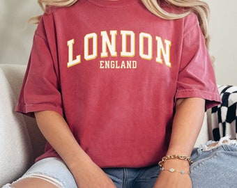 Comfort Colors London England-shirt: kledingstukgeverfd souvenir-T-shirt