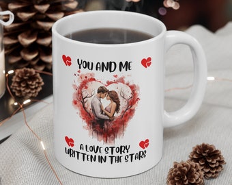 Romantic mug, Romantic Mug, in love mug, couples mug, gift for couples