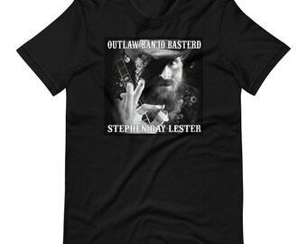 Outlaw Banjo Basterd Album Cover Dark Colors Unisex t-shirt