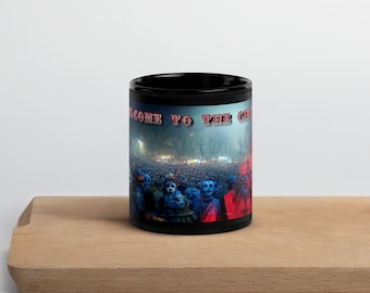 SRL Circus Black Glossy Moonshine Mug