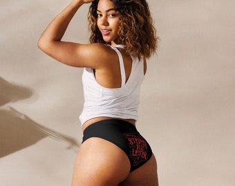 Recycled high-waisted bikini bottom