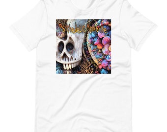 Psychedelic Moonshine Album Cover Light Colors Unisex t-shirt