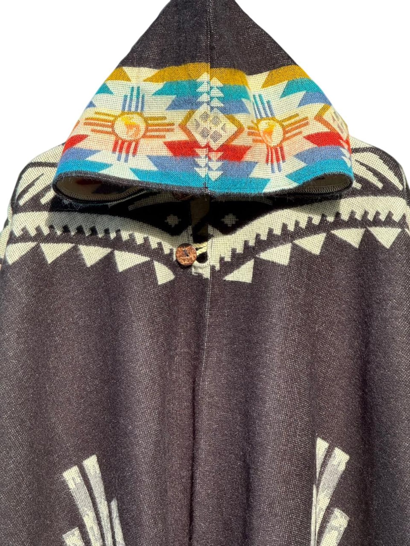 Alpaca Cross Handmade Alpaca Blend Poncho: Ecuadorian Andean Chakana Cross - Etsy
