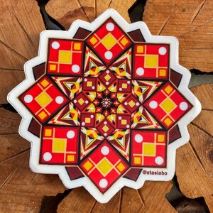 Tesseract Art Sticker