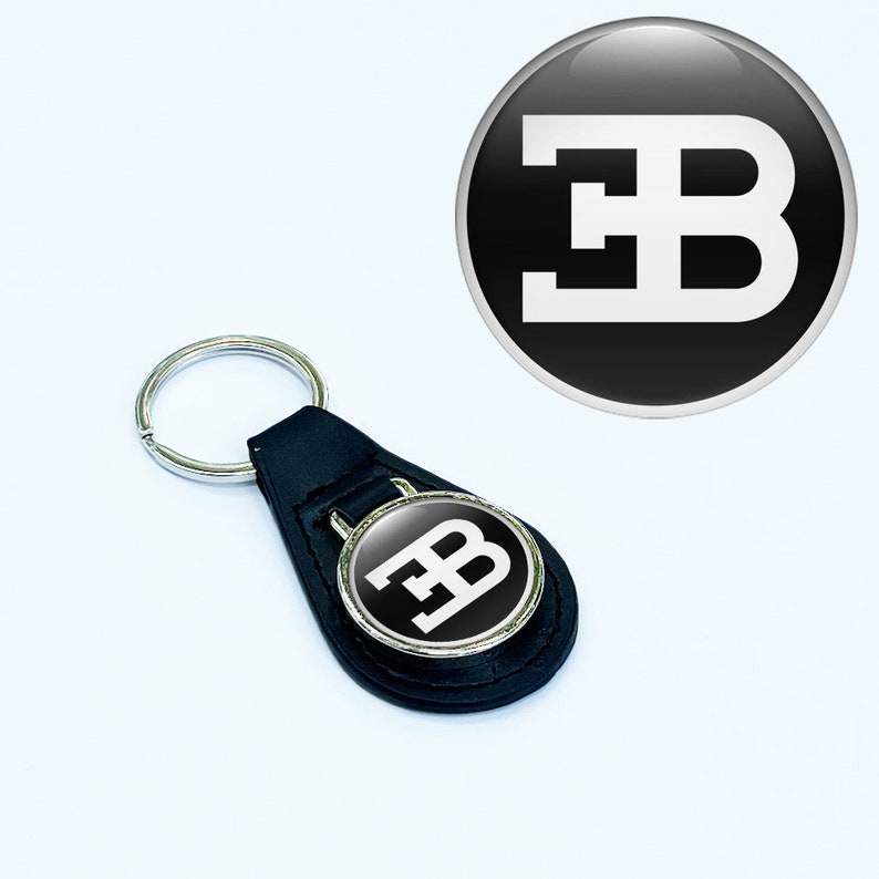 BUGATTI Leather Keychain Gift Leather Key Fob Perfect Gift Etsy