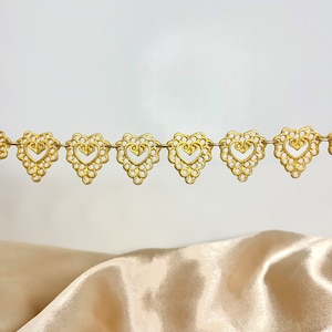 Begrenzte Ergänzung, antikes Gold, 21 Karat vergoldete handgemachte Halskette - Made in Palestine | انتيك مطلي ذهب