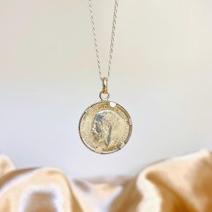 Lira Silver Coin Necklace || اليرة العثملية