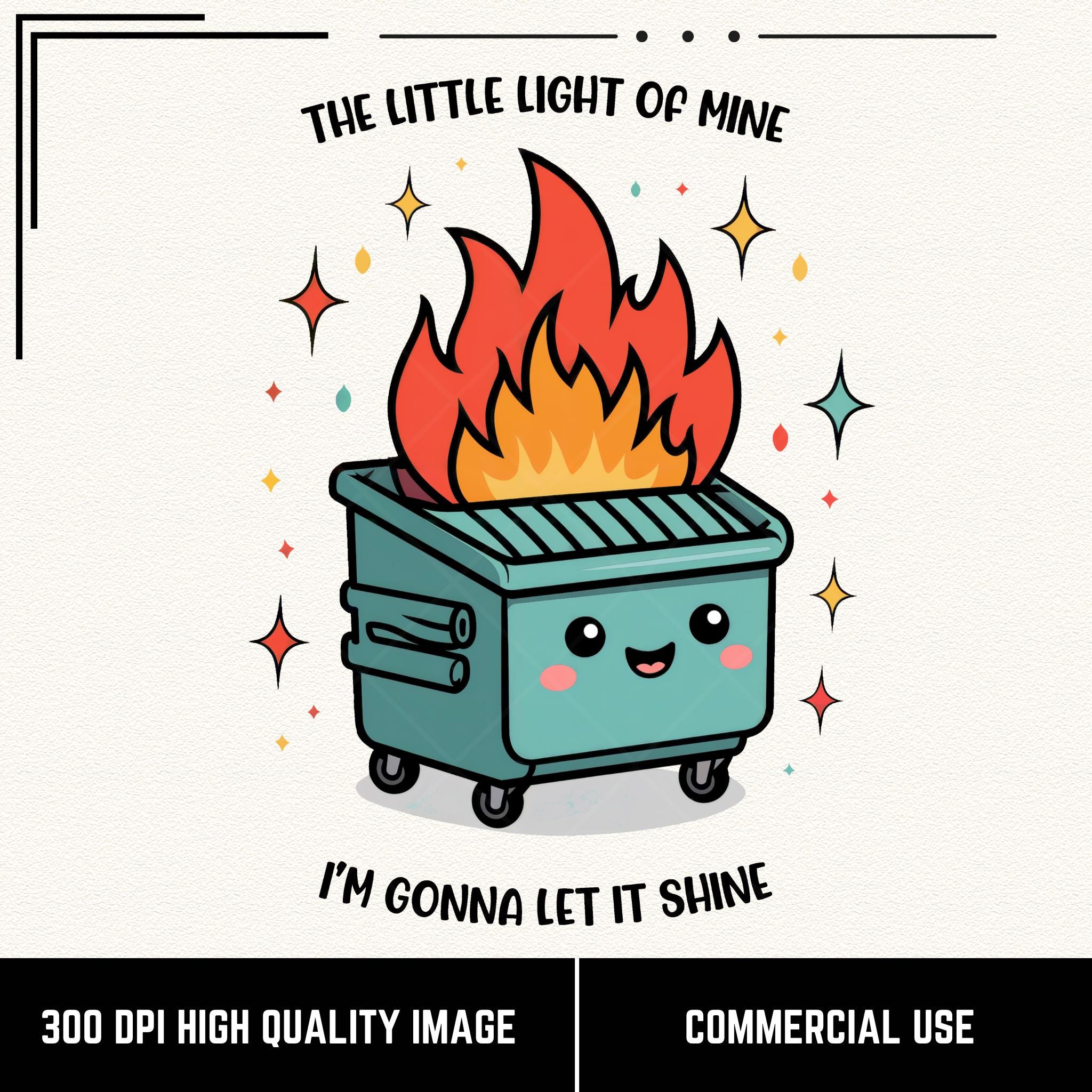 Emotional Support Dumpster Fire – Funny Dumpster Fire Gifts