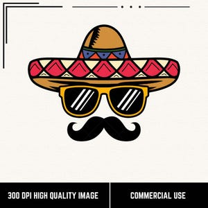 Cinco de Mayo Mexikanisch, Sombrero Cinco de Mayo Gesicht Png, Mexikanische Sombrero Design, Cinco de Mayo Clipart, Cinco de Mayo Shirt Design