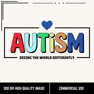 Autism Awareness PNG, Colorful Autism Spectrum Tee, Seeing the World Differently, Support Autism Awareness, Gift for Autism Advocate