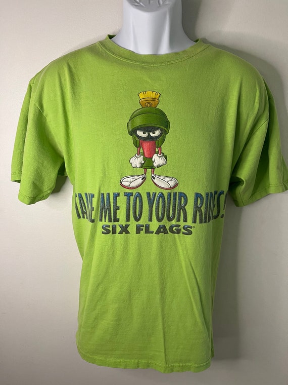 90s Six flags  Marvin the Martian Tshirt