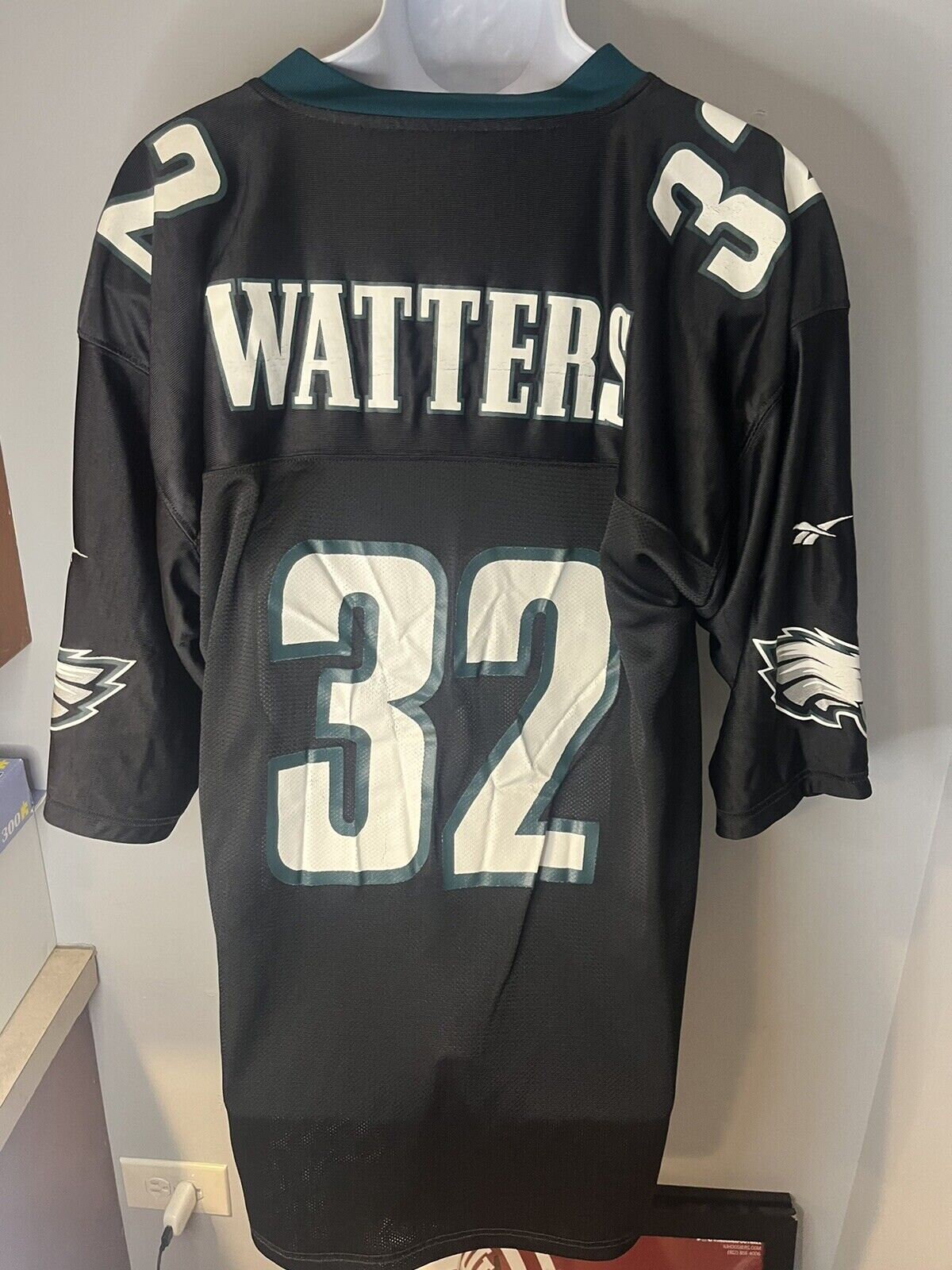 デパート 送料無料 Philadelphia Vintage Eagles Jersey #32 Watters Reversible ジャージ