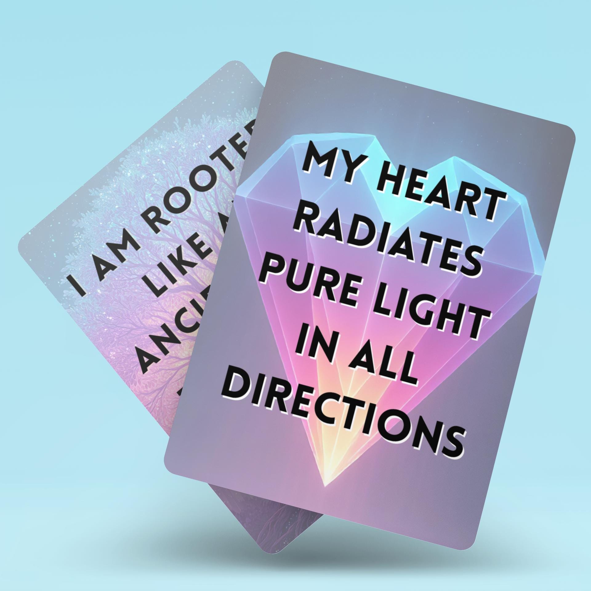 Digital Printable Affirmations Cards - Confidence & Power Downloadable ...