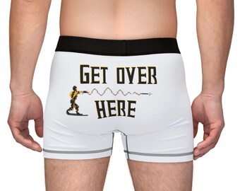 Pixel Art Scorpion Boxers | Retro Fighting Game Fan Art Underwear