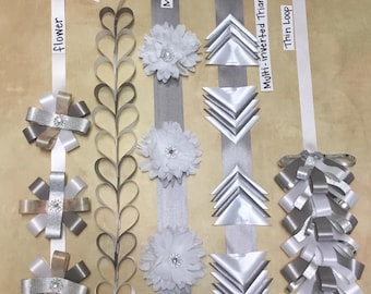 Customizable HOCO Mum Chain Braid: Homecoming Corsage Accessory