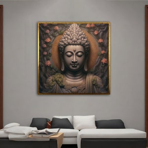 Buddha wall art, buddha canvas wall art, buddha print canvas, buddha canvas, buddha meditation canvas print,