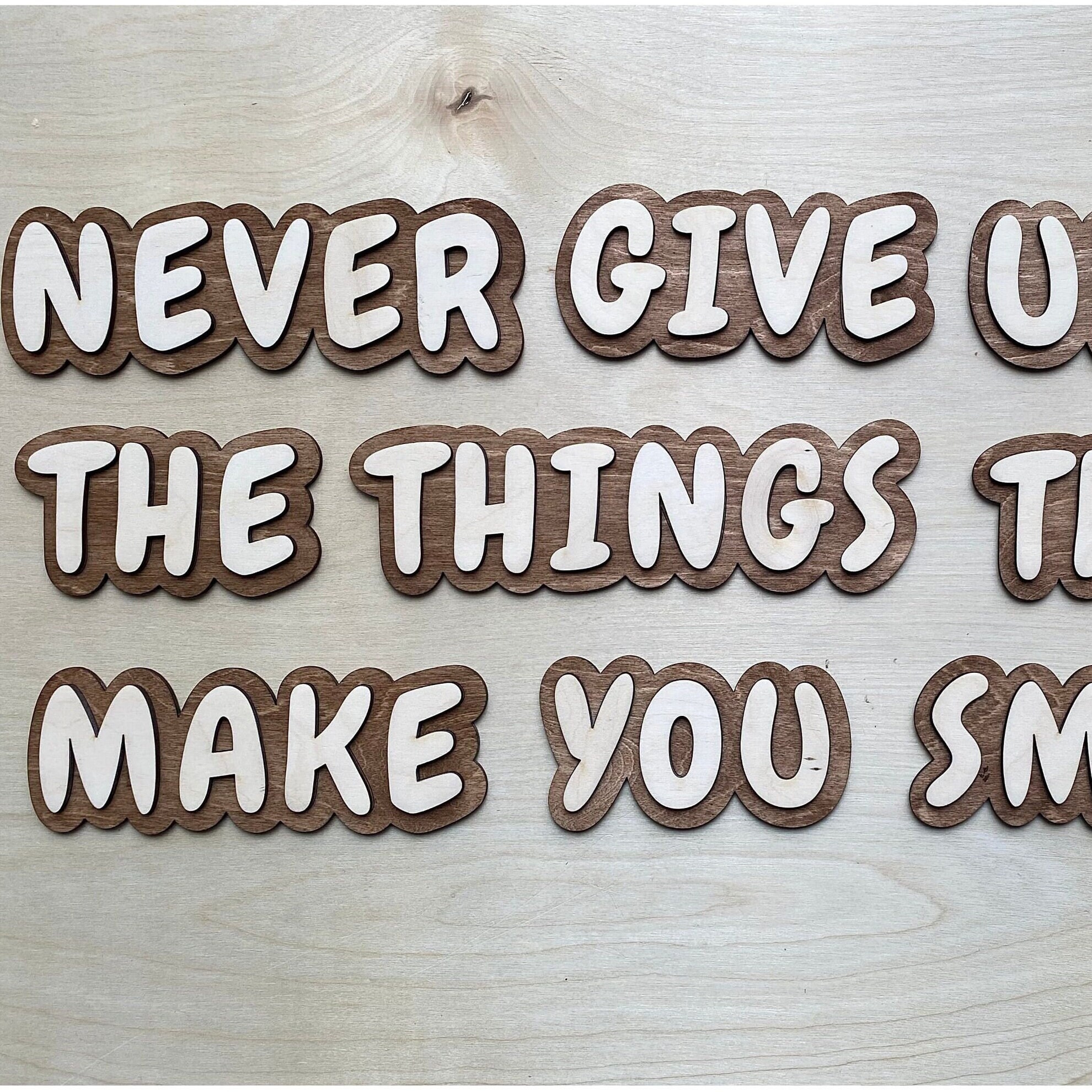 Wooden Letters Wall Decor, Wall Quote, Wooden Sign, House Wall Decor