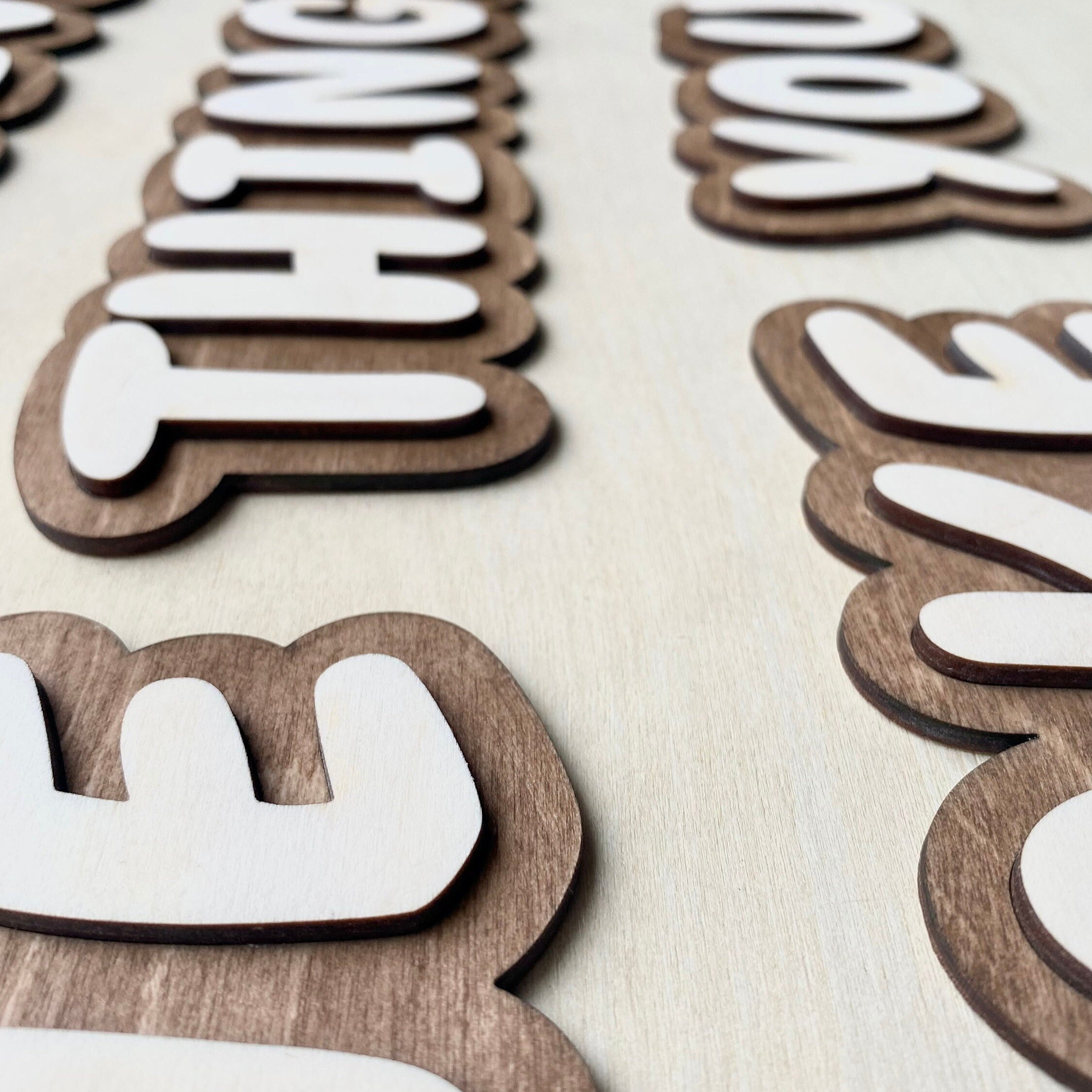 Wooden Letters Wall Decor, Wall Quote, Wooden Sign, House Wall Decor