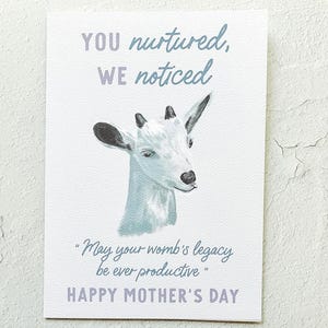 Tarjeta imprimible / Tarjeta para el Día de la Madre con temática de programa de TV distópico de oficina / Regalo de último minuto para tu figura materna / Descarga de Eagan