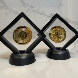 CARDANO Physical Coin | Collectible Cryptocurrency Money | ADA Souvenir | Gold Commemorative Coin | Crypto Gifts
