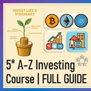 The Future of Investing & Beyond | Guide to Stocks, Crypto, Real Estate and ETFs | Step-by-Step Wealth Building Passive Income | Money