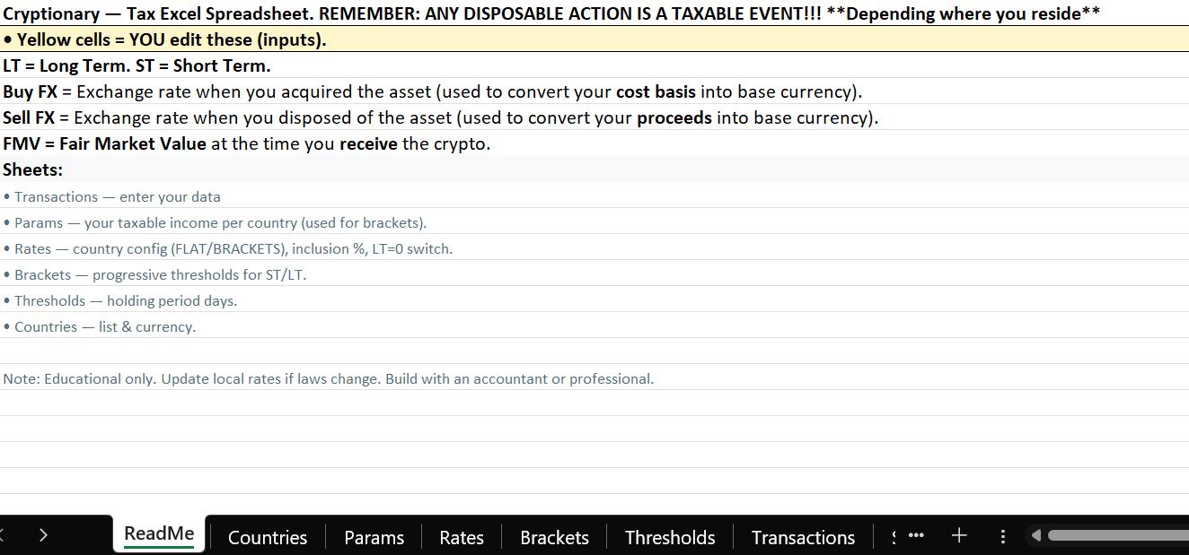 Crypto Tax Guide 25/26: Excel Calculator & PDF Workbook (digital Download)  - Etsy Finland