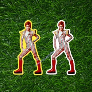 David Bowie Ziggy Stardust Sticker Decal