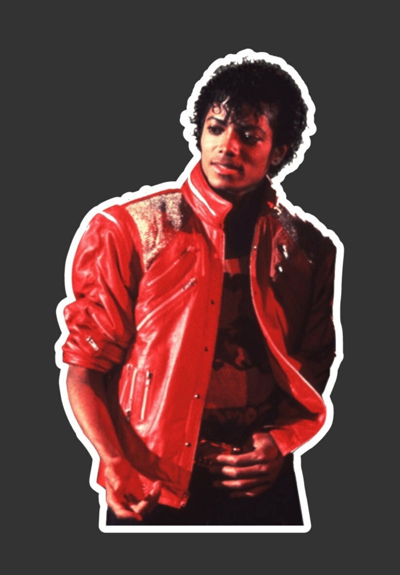 Michael Jackson Sticker Decal Etsy