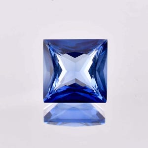 Rare Natural Royal Blue Ceylon Sapphire Princess Cut Loose Gemstone GIT Certified-AAA+ Top Quality Sapphire-Ring & Jewelry Making Gemstone