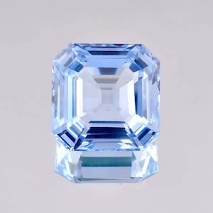 Rare Natural Flawless Blueish AQUAMARINE Square Cut Loose Gemstone GIT Certified-AAA+ Top Quality Aquamarine-Ring & Jewelry Making Gemstone