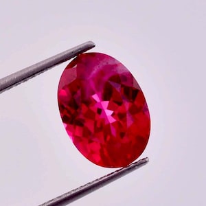 3.90 Ct Natural Burmese Red Painite Oval Cut Loose Gemstone GIT Certified 8x11 MM-AAA+ Top Quality Painite-Ring & Jewelry Making Gemstone
