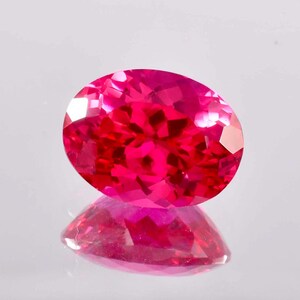 28.90 Ct Natural Burmese Red Painite Oval Cut Loose Gemstone GIT Certified 15x20 MM-AAA+ Top Quality Painite-Ring & Jewelry Making Gemstone