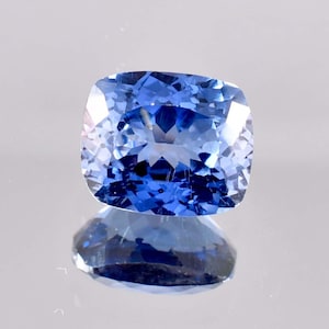 13.60 Ct Natural Royal Blue Ceylon Sapphire Cushion Cut Loose Gemstone Certified 11x14 MM-AAA+ Top Quality Sapphire-Ring & Jewelry Making