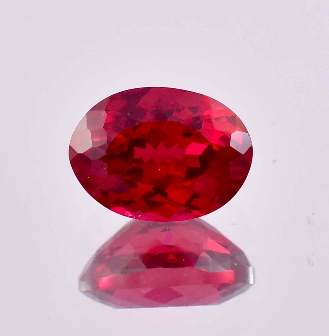 Pietra Preziosa Sciolta Ovale Di Painite Rossa Birmana Naturale - Foto 6