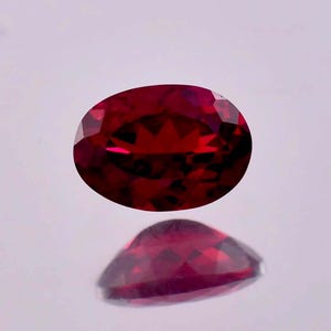 2.90 Ct Natural Burmese Red Painite Oval Cut Loose Gemstone GIT Certified 7x10 MM-AAA+ Top Quality Painite-Ring & Jewelry Making Gemstone