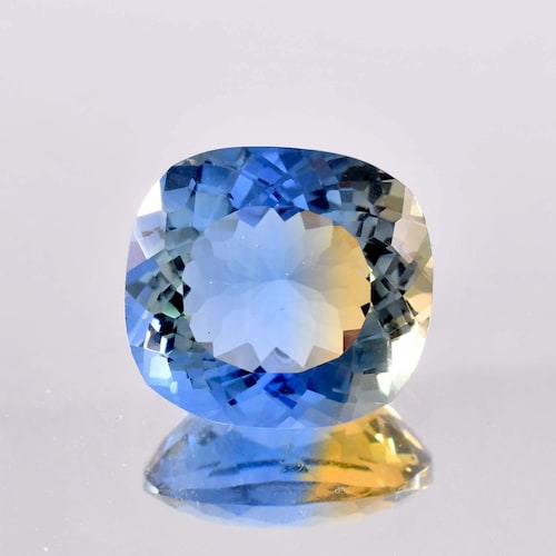 Saphir Bleu De Ceylan Naturel Taille Coussin - 10 Carats - Pur à La Loupe - Certifié AGSL - Neuf