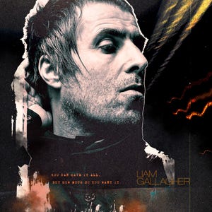 Sport & music poster designs. Liam Gallagher, British Lions, Oasis, Manchester United, Eric Cantona, Bryan Robson, Ryan Giggs, Roy Keane.