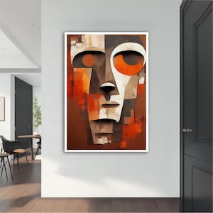 Canvas in a Surreal Style, Surreal Art Print, Surreal Painting, Wall Art Canvas Design, Framed Canvas Rready to Hang