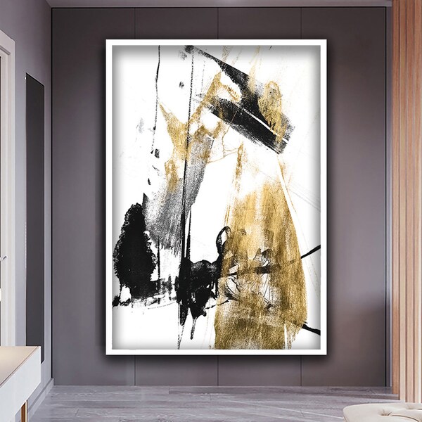 Black Gold Wall Art - Etsy