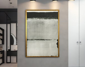 Mark Rothko White Canvas Art, Mark Rothko Colored Wall Art, Art Reproduction,ready-to-hang canvas print , mark rothko paint, Home decor