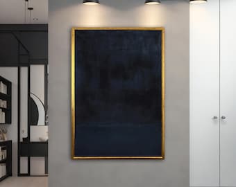 Mark Rothko Black Canvas Art, Mark Rothko Colored Wall Art, Art Reproduction,ready-to-hang canvas print , mark rothko paint