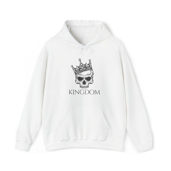 Kingdom: Skull With Crooked Crown Unisex Heavy Blend™ Hooded