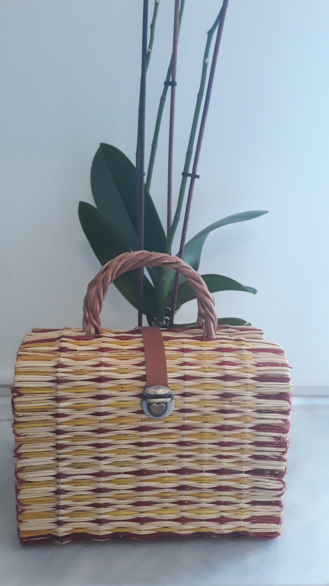 Handicraft Reed Basket - Etsy