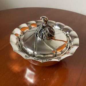 Alpaca Silver Plated Bowl with Lid